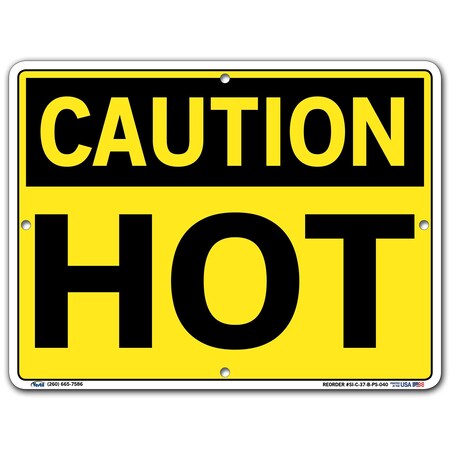 Vestil Polystyrene Sign, 9-1/2" H, 12-1/2" W, Polystyrene, Rectangle, English, SI-C-37-B-PS-040 SI-C-37-B-PS-040